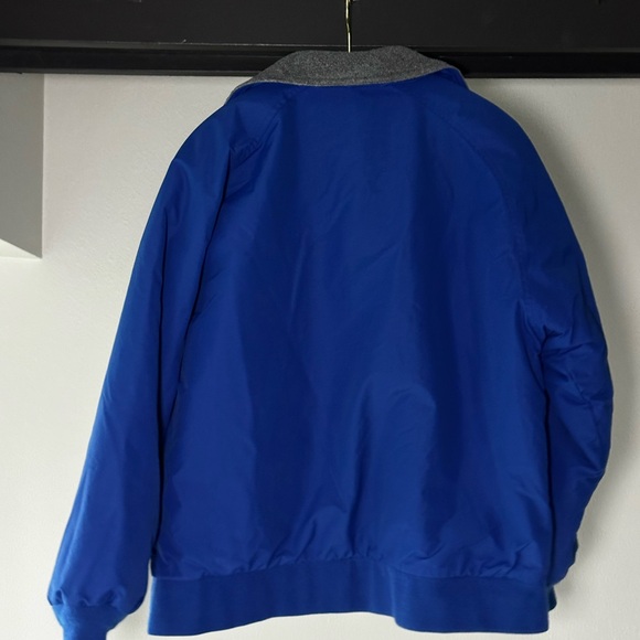 Lands End Vintage Bomber Jacket Men/Women Size Medium Blue Made In Korea - Picture 7 of 10